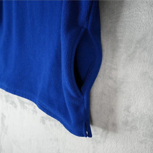 Wolverine Boots and Gear Sweater Mens XL Blue Fleece Quarter Zip Sweatshirt - Picture 6 of 8